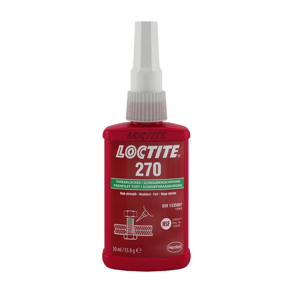 LOCTITE 270 Yüksek Mukavvemetli Civata Sabitleciyi 50 ml