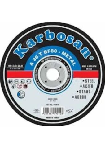 KARBOSAN 115x3x22 Metal Kesme Taşı