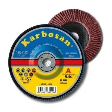 KARBOSAN 115x22 40 Kum Flap Disk Zımpara