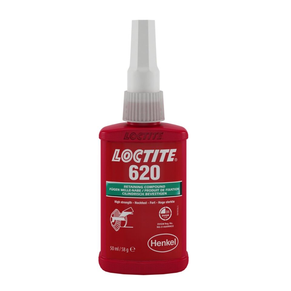 LOCTITE 620 Yüksek Sıcaklığa Dayanıklı Sıkı Geçme Bileşeni 50 ml