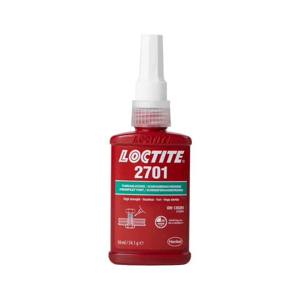 LOCTITE 2701 Yüksek Mukavvemetli Cıvata Sabitleyici 50 ml